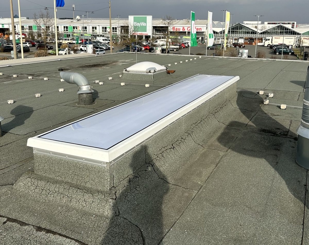 Roof dome in a custom format